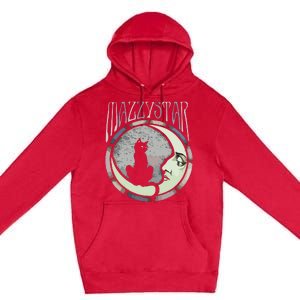 Mazzy Star Moon And Cat Premium Pullover Hoodie