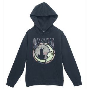 Mazzy Star Moon And Cat Urban Pullover Hoodie