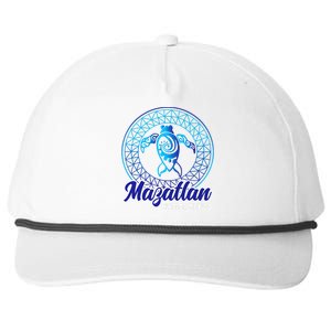 Mazatlan Sinaloa Mexico Souvenirs Baja California Turtles Snapback Five-Panel Rope Hat