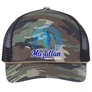 Mazatlan Sinaloa Mexico Souvenirs Baja California Turtles Retro Rope Trucker Hat Cap