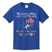 My Son My Soldier My Hero Veteran Military Gift Kids T-Shirt