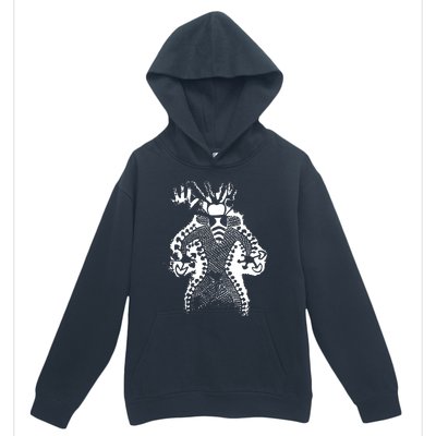 Mushroom Shaman Man 11000 Year Old Urban Pullover Hoodie