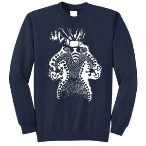 Mushroom Shaman Man 11000 Year Old Tall Sweatshirt