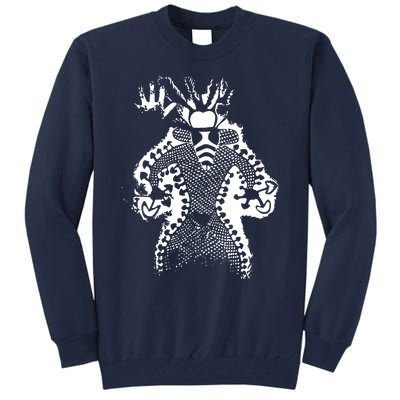 Mushroom Shaman Man 11000 Year Old Tall Sweatshirt