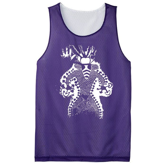 Mushroom Shaman Man 11000 Year Old Mesh Reversible Basketball Jersey Tank