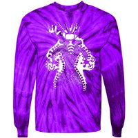 Mushroom Shaman Man 11000 Year Old Tie-Dye Long Sleeve Shirt