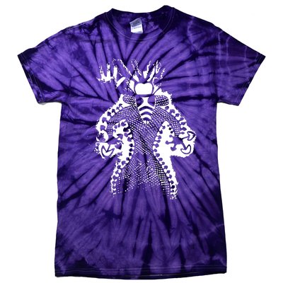 Mushroom Shaman Man 11000 Year Old Tie-Dye T-Shirt