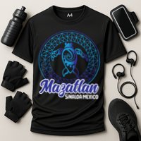 Mazatlan Sinaloa Mexico Souvenirs Baja California Turtles Cooling Performance Crew T-Shirt