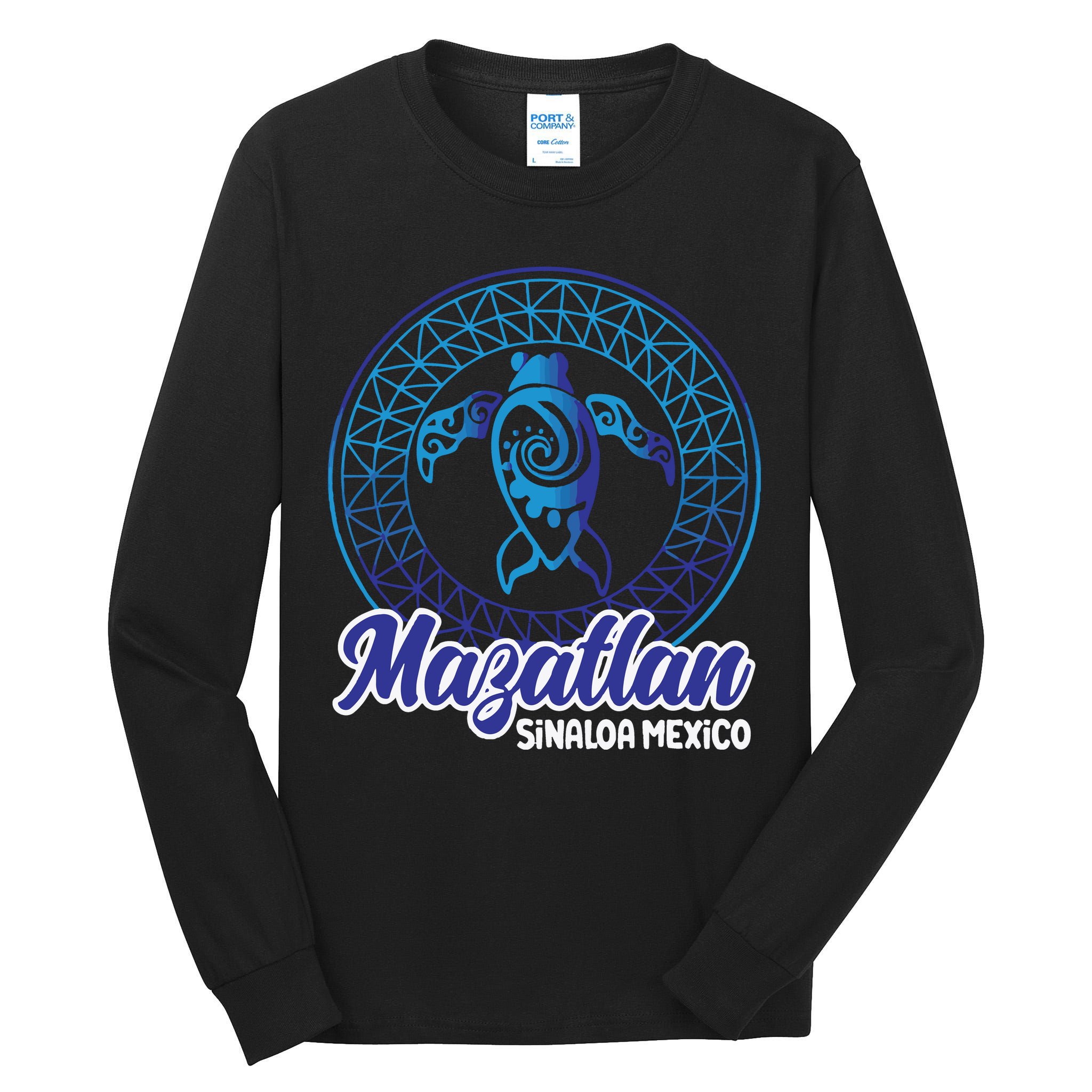 Mazatlan Sinaloa Mexico Souvenirs Baja California Turtles Tall Long Sleeve T-Shirt