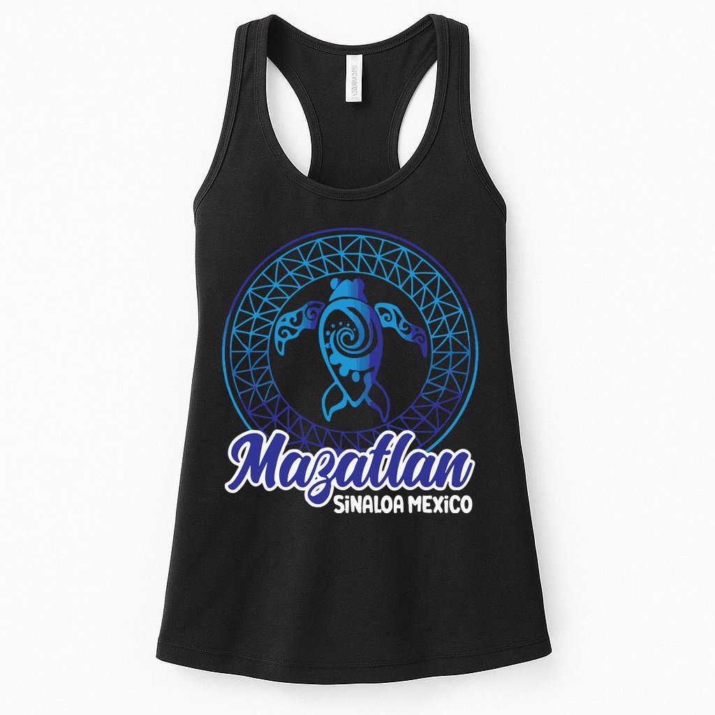 Mazatlan Sinaloa Mexico Souvenirs Baja California Turtles Womens Tank Top