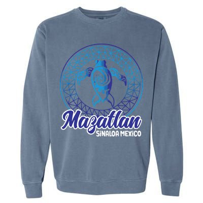 Mazatlan Sinaloa Mexico Souvenirs Baja California Turtles Garment-Dyed Sweatshirt