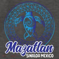 Mazatlan Sinaloa Mexico Souvenirs Baja California Turtles Vector Backpack