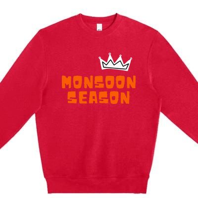 Monsoon Season Premium Crewneck Sweatshirt