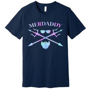 Merdaddy Security Merman Merdad Daddy Costume Fathers Day Premium T-Shirt