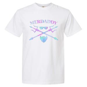 Merdaddy Security Merman Merdad Daddy Costume Fathers Day Garment-Dyed Heavyweight T-Shirt