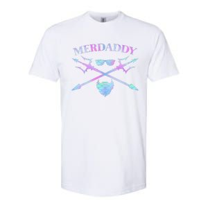 Merdaddy Security Merman Merdad Daddy Costume Fathers Day Softstyle CVC T-Shirt