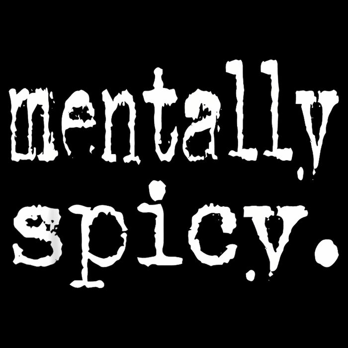 mentally spicy Cropped Pullover Crew