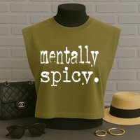 mentally spicy Garment-Dyed Women's Muscle Tee