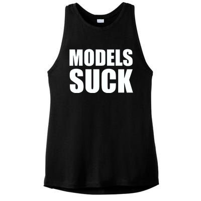 Models Suck Ladies PosiCharge Tri-Blend Wicking Tank