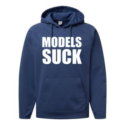 Models Suck Performance Fleece Hoodie