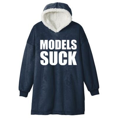 Models Suck Hooded Wearable Blanket