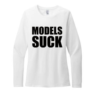 Models Suck Womens CVC Long Sleeve Shirt