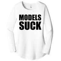 Models Suck Women's Perfect Tri Tunic Long Sleeve Shirt