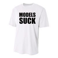 Models Suck Youth Performance Sprint T-Shirt