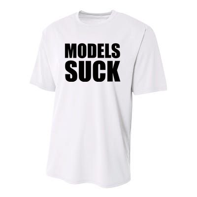 Models Suck Youth Performance Sprint T-Shirt