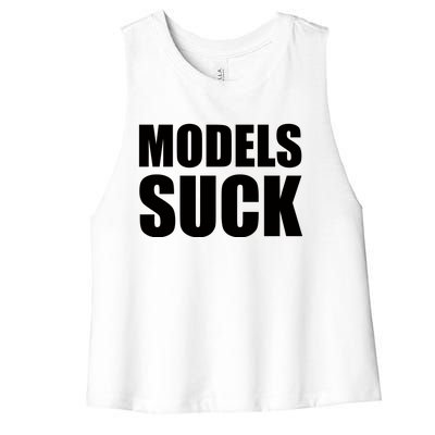 Models Suck Women's Racerback Cropped Tank