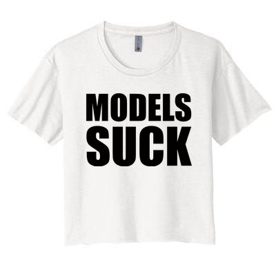 Models Suck Women's Crop Top Tee