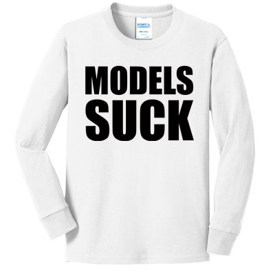 Models Suck Kids Long Sleeve Shirt