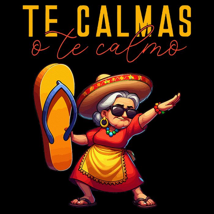 Mexican Spanish Mother Mom Expression Te Calmas O Te Calmo. Impact Tech Backpack