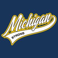 Michigan Strong Cooling Performance Long Sleeve Crew
