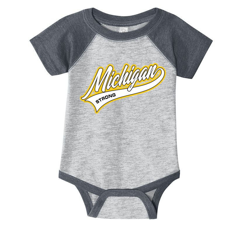 Michigan Strong Infant Baby Jersey Bodysuit