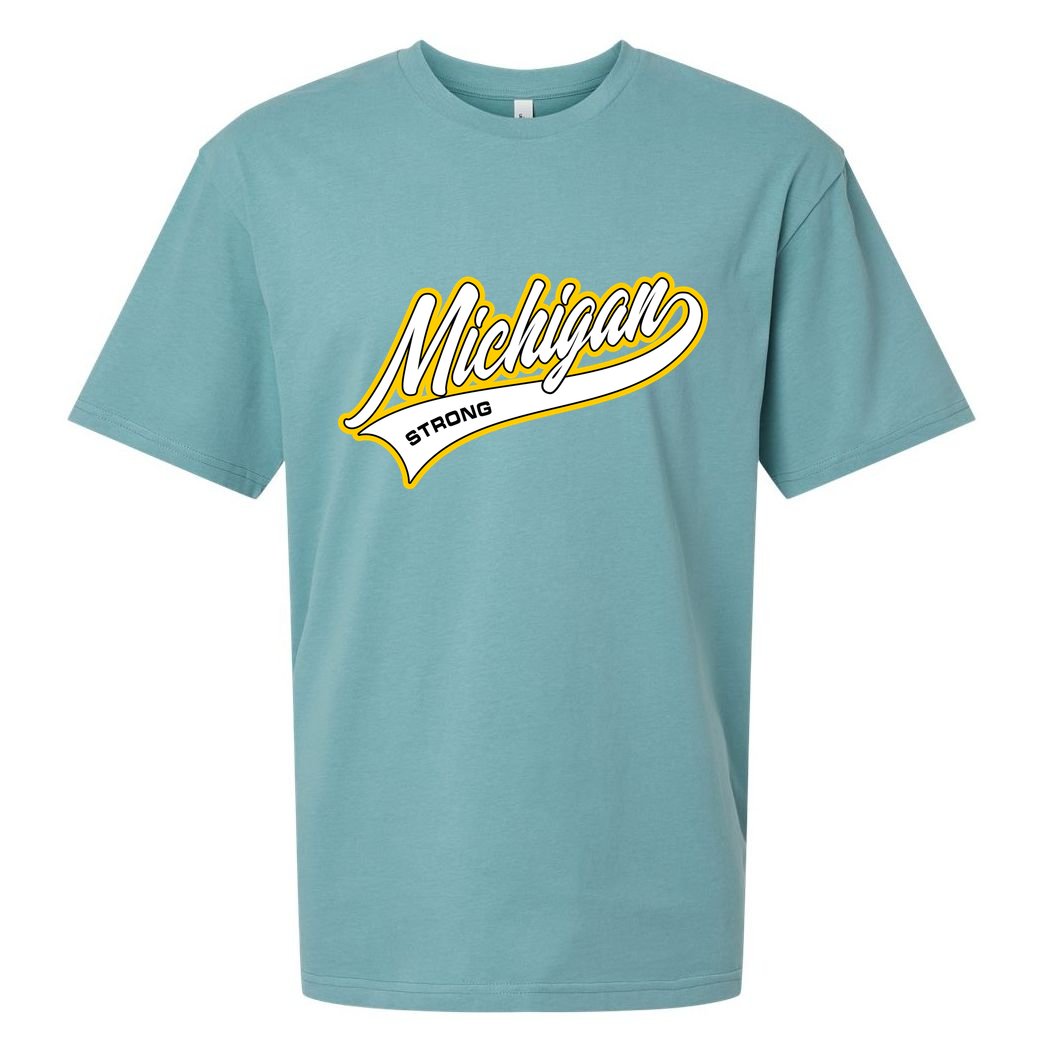 Michigan Strong Sueded Cloud Jersey T-Shirt
