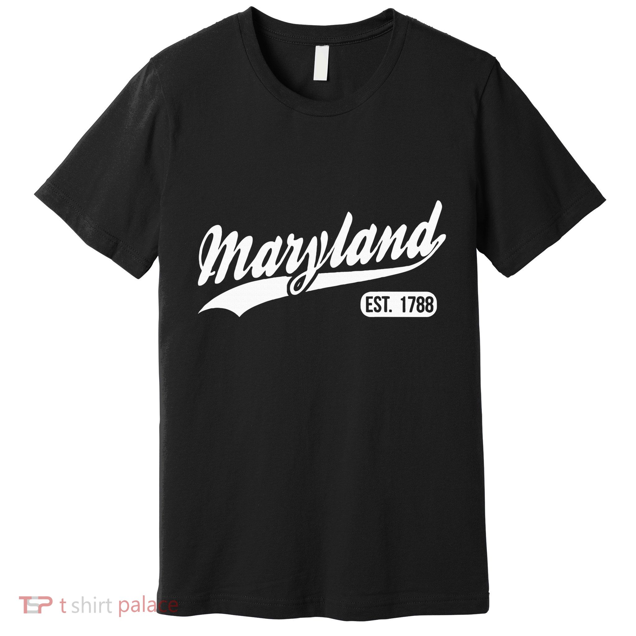 Maryland State Map Maryland Home Premium T-Shirt