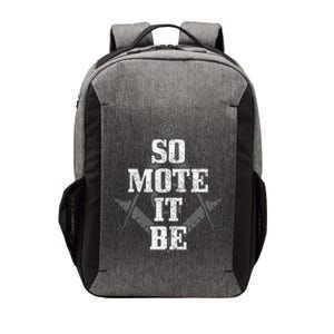 Mason So Mote It Be Freemason Masonic Square & Compass Vector Backpack