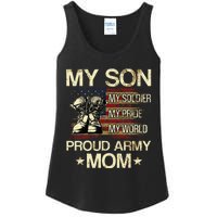 My Son My Soldier My Pride My Hero Proud Mom Ladies Essential Tank