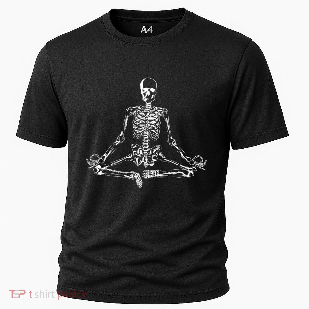 Meditating Skeleton Performance Shirt