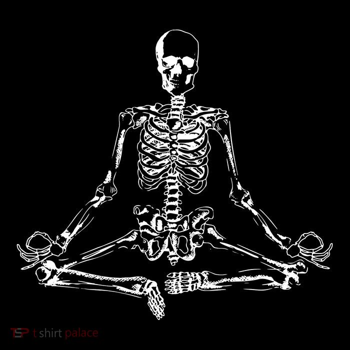 Meditating Skeleton Impact Tech Backpack