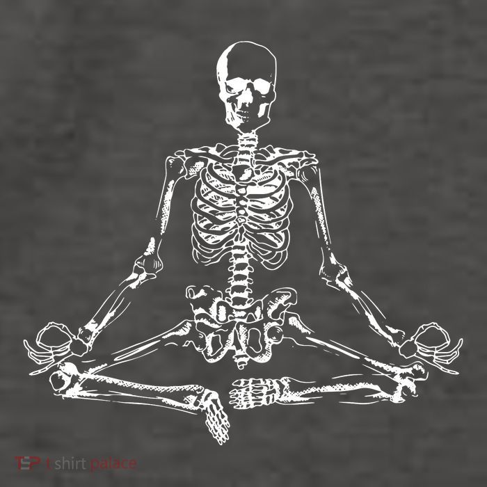 Meditating Skeleton Vector Backpack