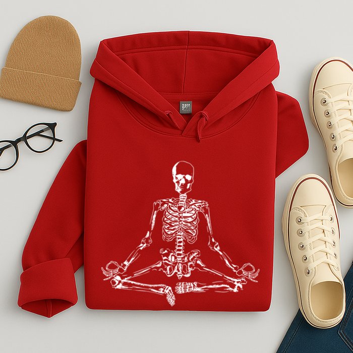 Meditating Skeleton Hoodie
