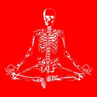 Meditating Skeleton Flatbill Hat