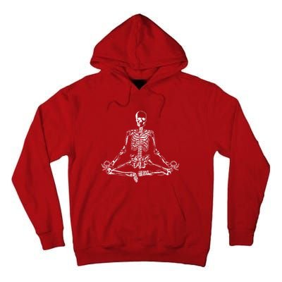 Meditating Skeleton Tall Hoodie