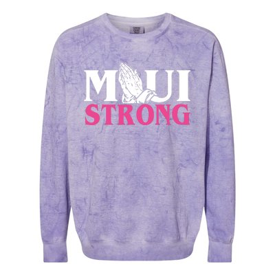 Maui Strong Colorblast Crewneck Sweatshirt