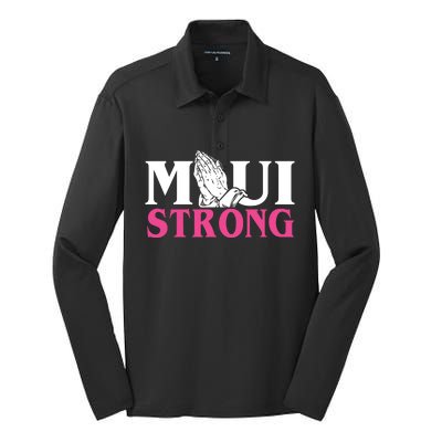 Maui Strong Silk Touch Performance Long Sleeve Polo