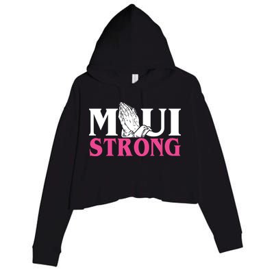 Maui Strong Crop Fleece Hoodie