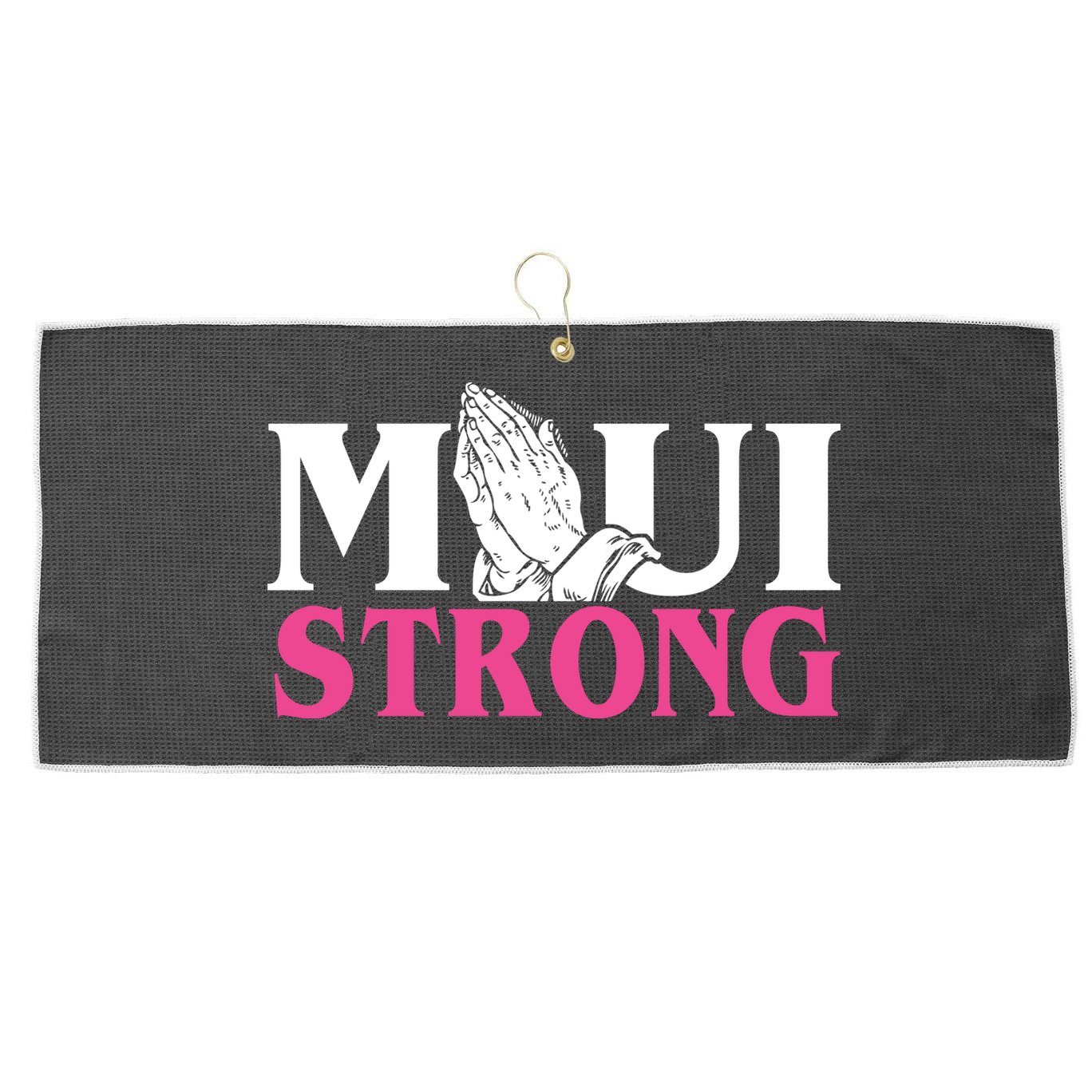 Maui Strong Large Microfiber Waffle Golf Towel