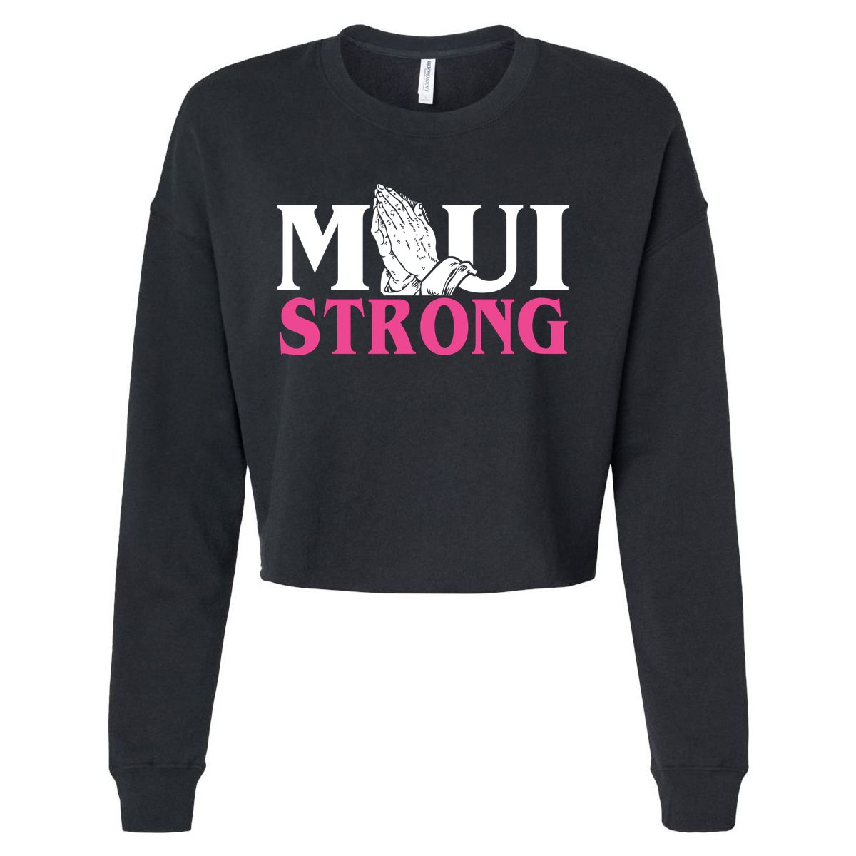 Maui Strong Cropped Pullover Crew